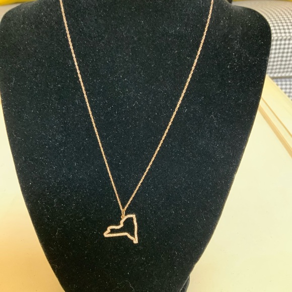 MAYA BRENNER DESIGNS NY 14K PAVE DIAMOND NECKLACE - Picture 4 of 8